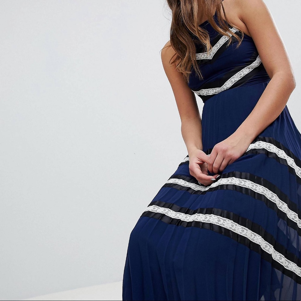 ASOS Pleated Midi Dress - Picture 3 of 7